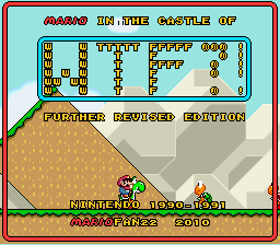 Mario in the Castle of WTF Title Screen